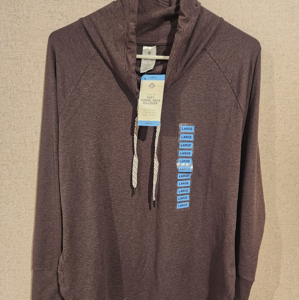 Athletic top. Very soft. Stretchy.